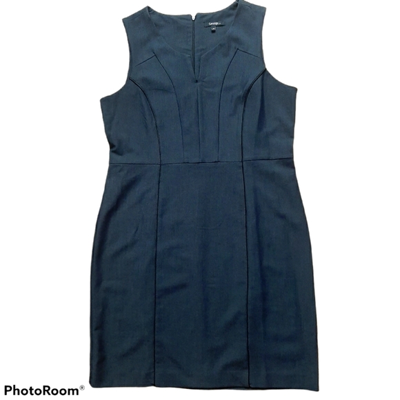 Navy Sheath Dress - Picture 1 of 1